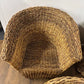 Set of Four Hand-Woven Abaca Fibre Tub Chairs