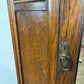 Vintage Oak Single Mirror Door Wardrobe / Hall Robe