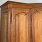 Wardrobe Vintage French Louis XVI Style Four Door Oak Carved Armoire LOT 6412