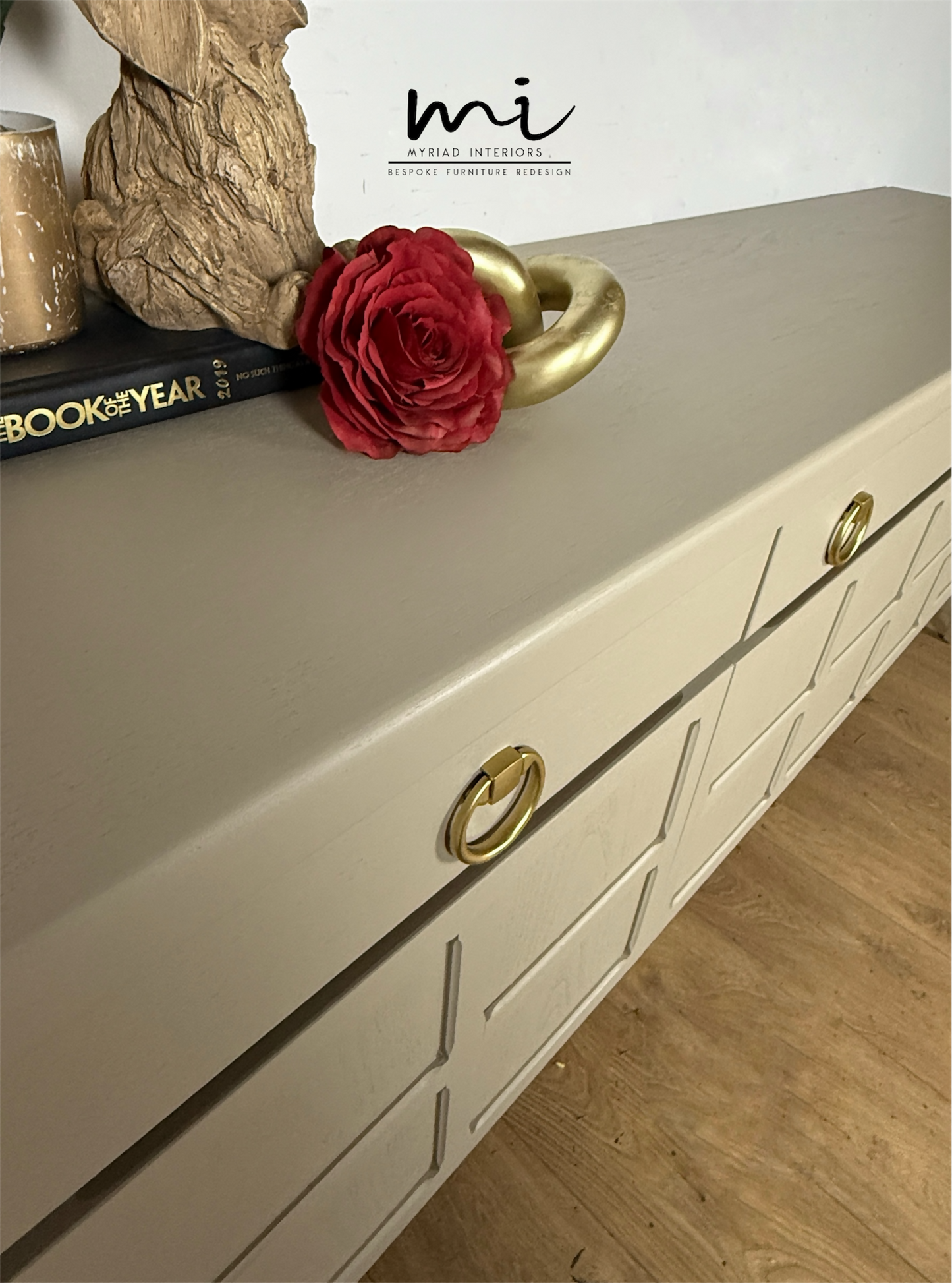 Refinished Large Neutral Vintage Nathan Sideboard with drinks cabinet - beige, cream, cocktail cabinet, tv stand, media unit, retro nude