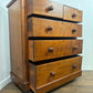 Victorian Mahogany Two Over Three Chest of Drawers