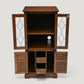 Old Charm Hi Fi/Record Cabinet 1 Adjustable Shelf Tudor Brown FREE UK Delivery. SBR10965/2309E