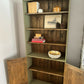 Bookcase or Display Cabinet & Solid Wood Backing.