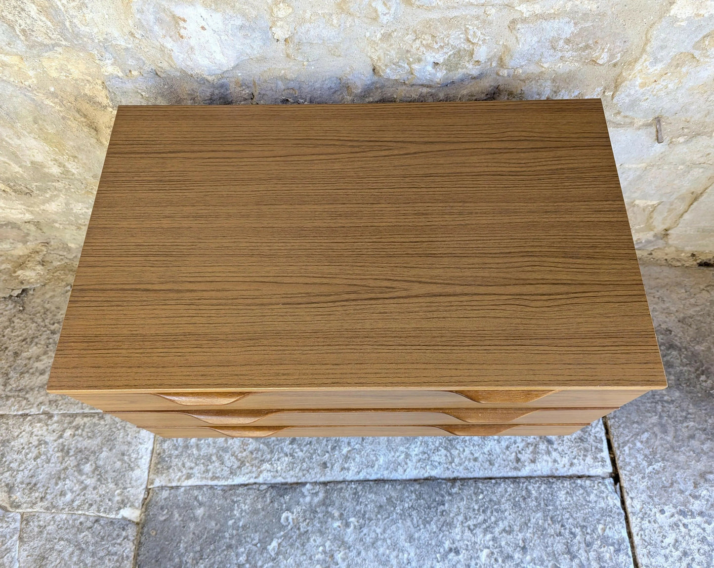 Mid Century Compact Chest of Drawers by Europa - Teak Finish - SKU 125