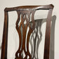 Near Pair of Antique Oak Chairs Having Rush Seats5