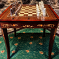 Italian Sorrento Marquetry Games Table – Chess, Roulette & Card Poker Casino Table
