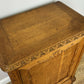 Cabinet Vintage French Style Oak Sideboard with Carved Cupboard LOT 6248