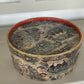 Decoupaged and lacquered bentwood box