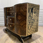 Large Art Deco Walnut and Gold Sideboard / Drinks Cabinet