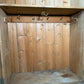 Antique Early Victorian Pine Narrow Hall Housekeeper Cloak Storage Cupboard, c 1830