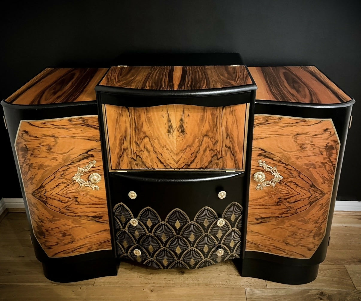 Louis Art Deco Drinks Cabinet Cocktail bar