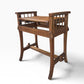 Arts and Crafts period adjustable stool