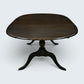 Ercol Extending Dining Table Twin Pedestal Dark Finish Seats 8 FREE UK Delivery*