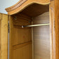 Wardrobe Vintage French Louis XVI Style Oak Four Door Carved Armoire LOT 6491
