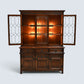 Old Charm Sideboard Display Leadlight Doors Cupboards Tudor Brown FREE Delivery*