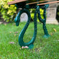Hissing Serpent Cast Iron and Oak Garden Bench