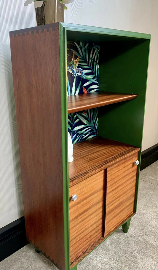 SOLD - Beautifully Upcycled Retro Mid Century Teak Cabinet