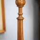 A Pair of Wooden Carved Walnut Table lamps