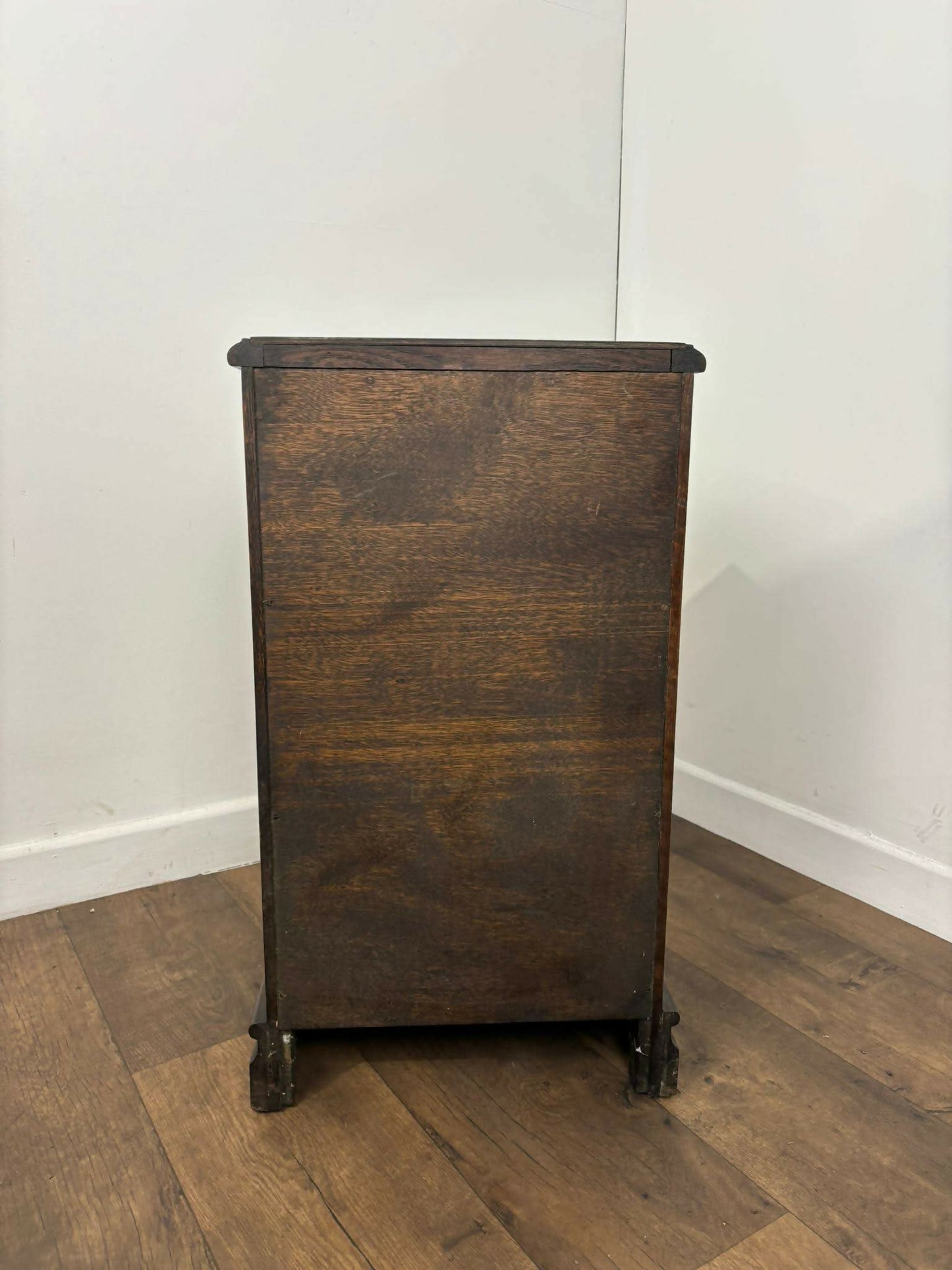 Vintage Oak Bed Side Cabinet