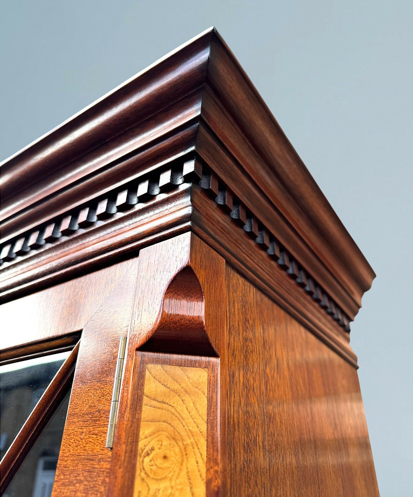 Mahogany and Walnut Display Cabinet - Charles Barr