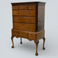 English Georgian Raised Chest Of Drawers Mahogany Cabriole Legs FREE Delivery*