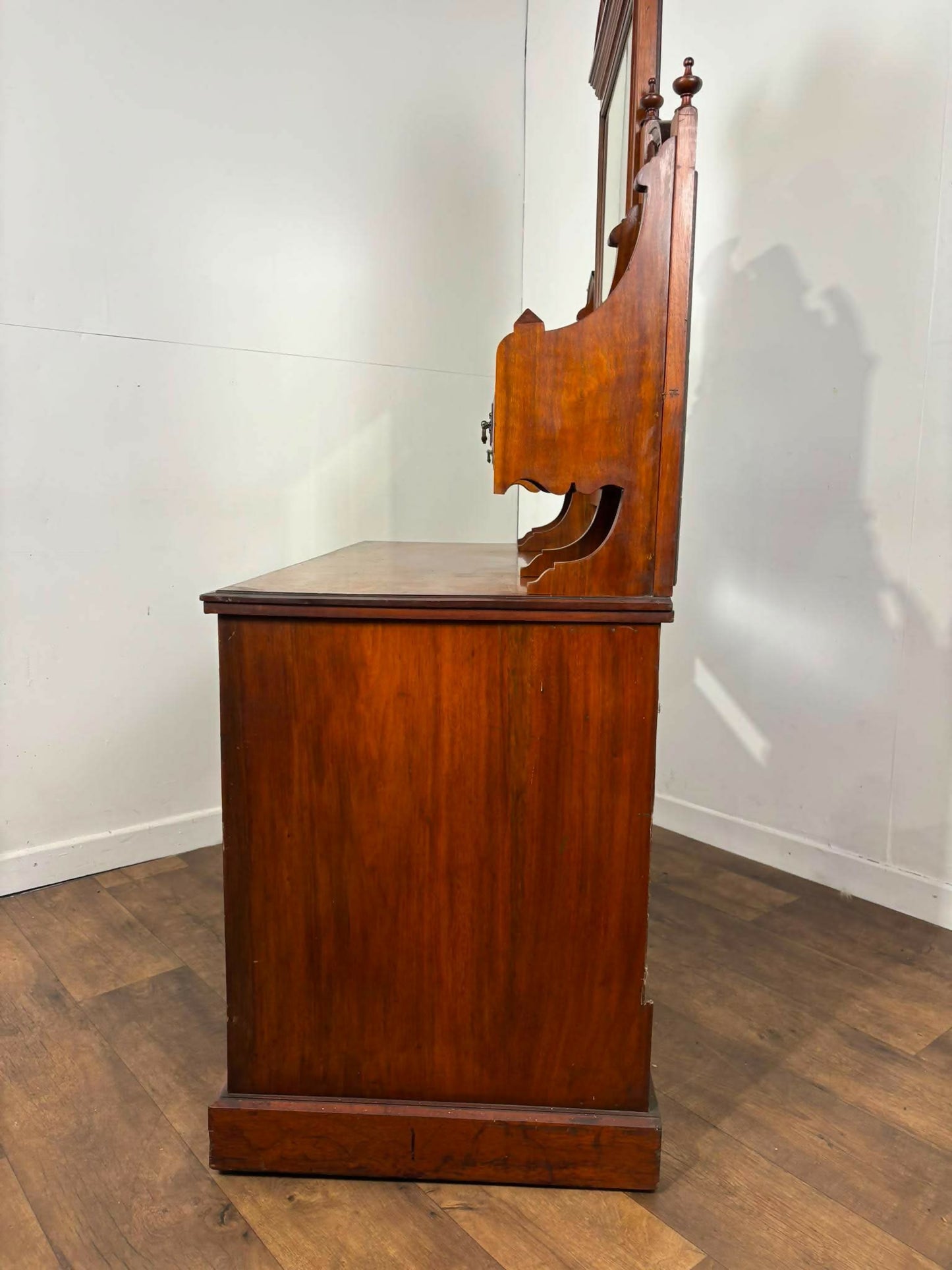 Edwardian Mahogany Twin Pedestal Dressing Table