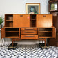 G Plan Fresco Sideboard Highboard in Teak 1975 with Drinks Cabinet