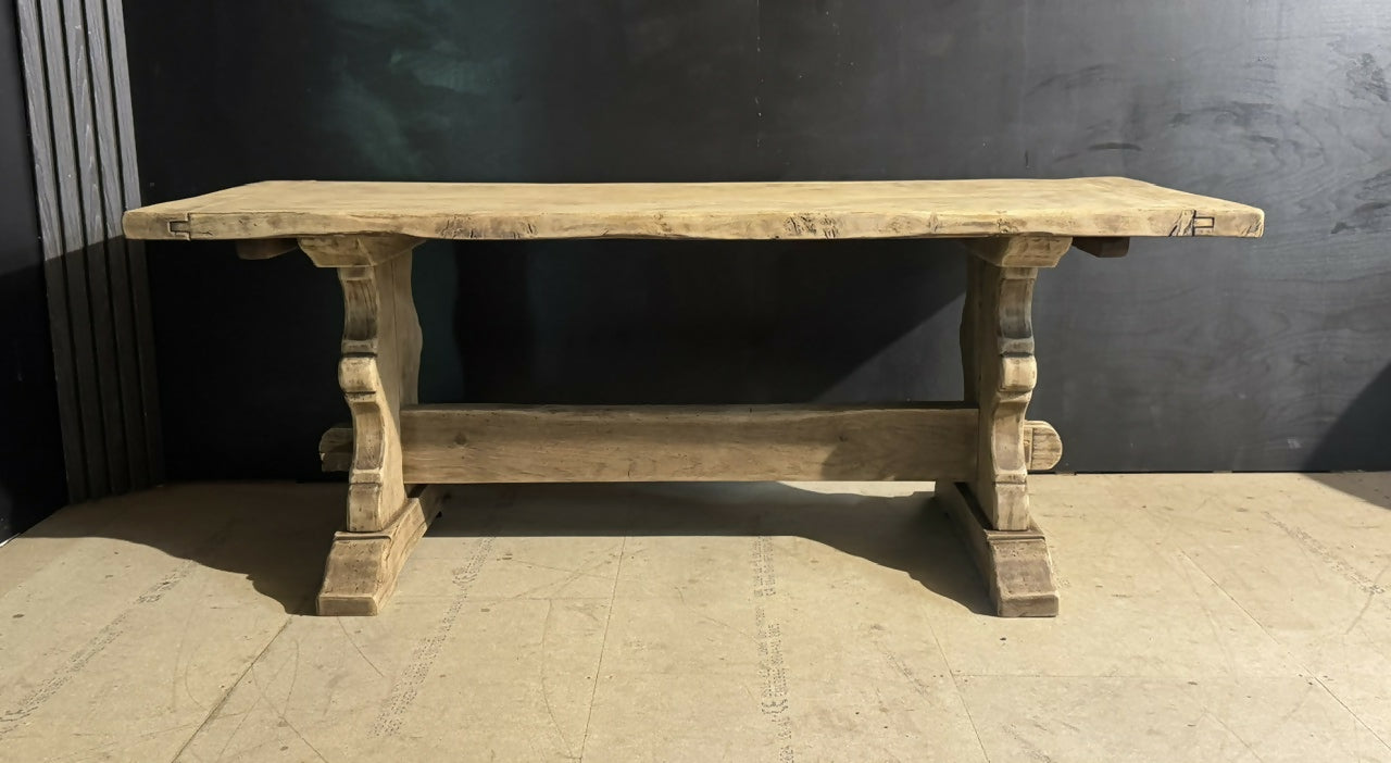 Quality Oak Farmhouse Dining Table