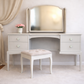 Mid century off white dressing table