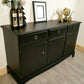 Black Vintage Stag Sideboard