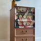Chest of Drawers G- Plan -Hand -Painted in Dusky Terracotta