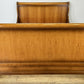 Bed Vintage French Style Sleigh Double Bed Frame Carved Headboard LOT 6411