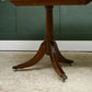 Regency Style Mahogany Extending Dining Table with Leaf - Over 7 FT - D End