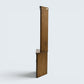 Old Charm Corner End Unit with Cupboard and Shelves Carvings. FREE UK Delivery