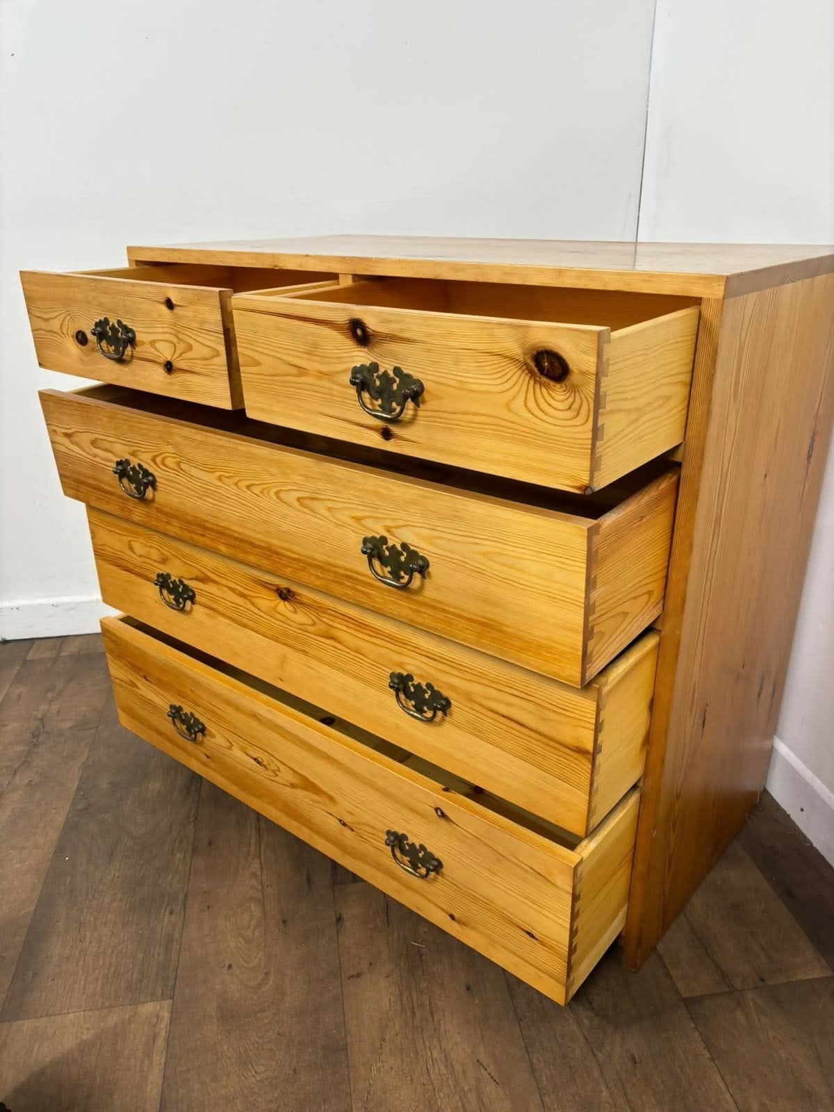 Antique Style Pine Chest of Drawers, By Hamlet Pine Furniture