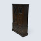 Old Charm Glazed Bookcase/Display Secret Drawer Model 2083 FREE UK Delivery*