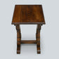 Old Charm Side Table Solid Oak Tapered Ring Turned Legs Sturdy FREE UK Delivery. SBR11012/0310E