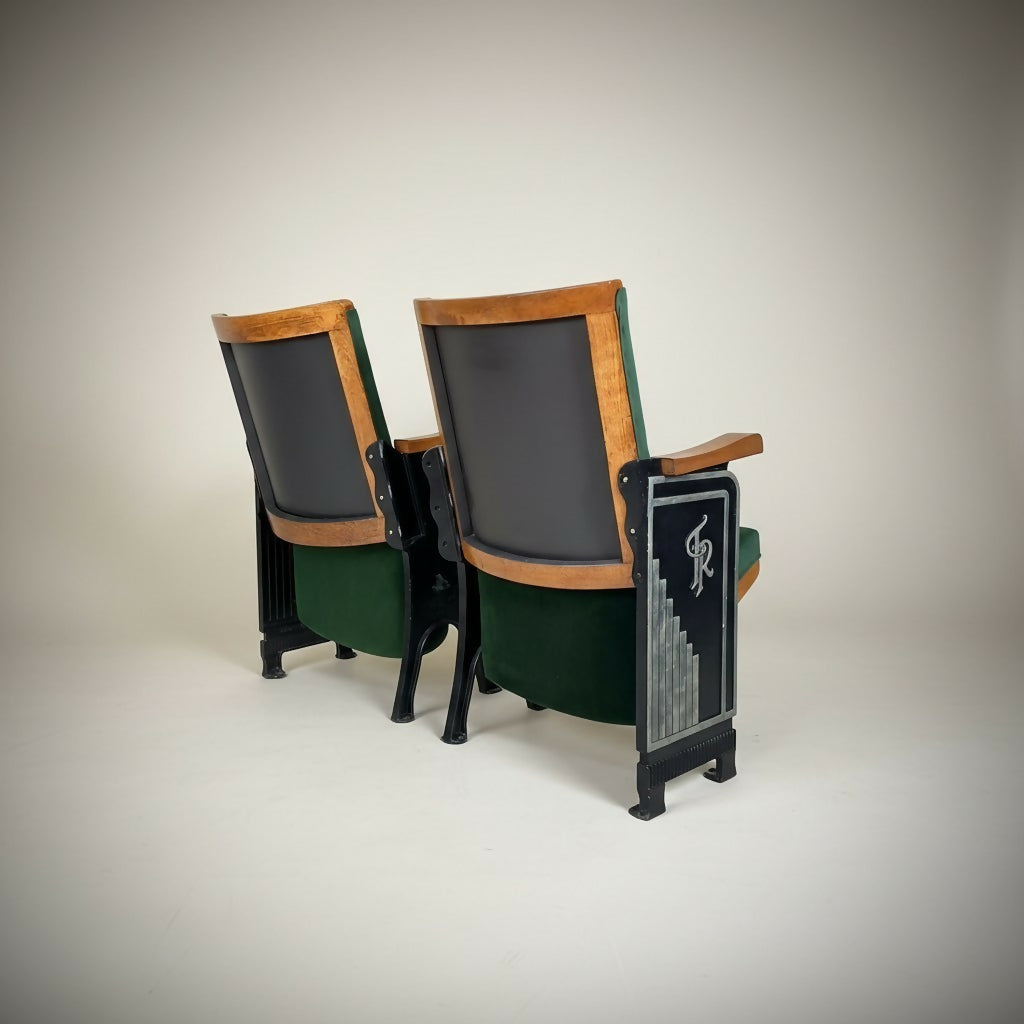 Vintage Theatre Royal Seating Pair