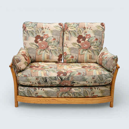 Ercol Renaissance 2str Sofa Genuine Ercol Upholstery Light Finish FREE Delivery*