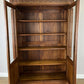 Bookcase Antique French Style Glazed Display Oak Cabinet Sideboard LOT 6513