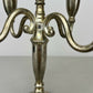 Pair of Candelabras Vintage French Style Metal Five Arm Candle Holders LOT 6486