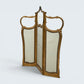 Victorian Guilt Edge Privacy/Dressing Screen Silk Effect 1890s FREE UK Delivery*