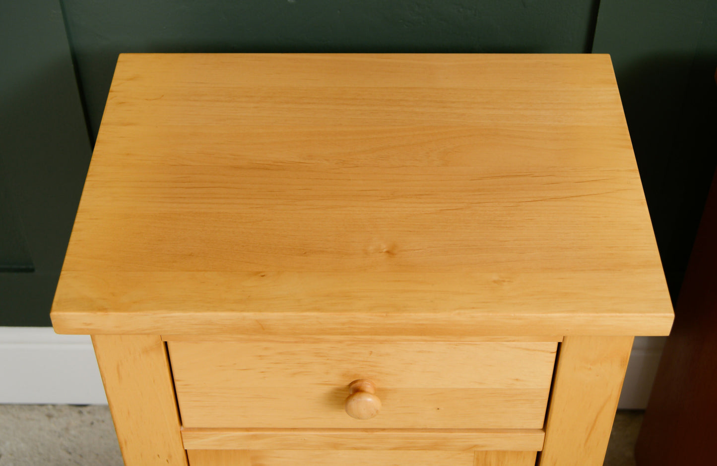 Pair Pine Bedside Tables - Modern