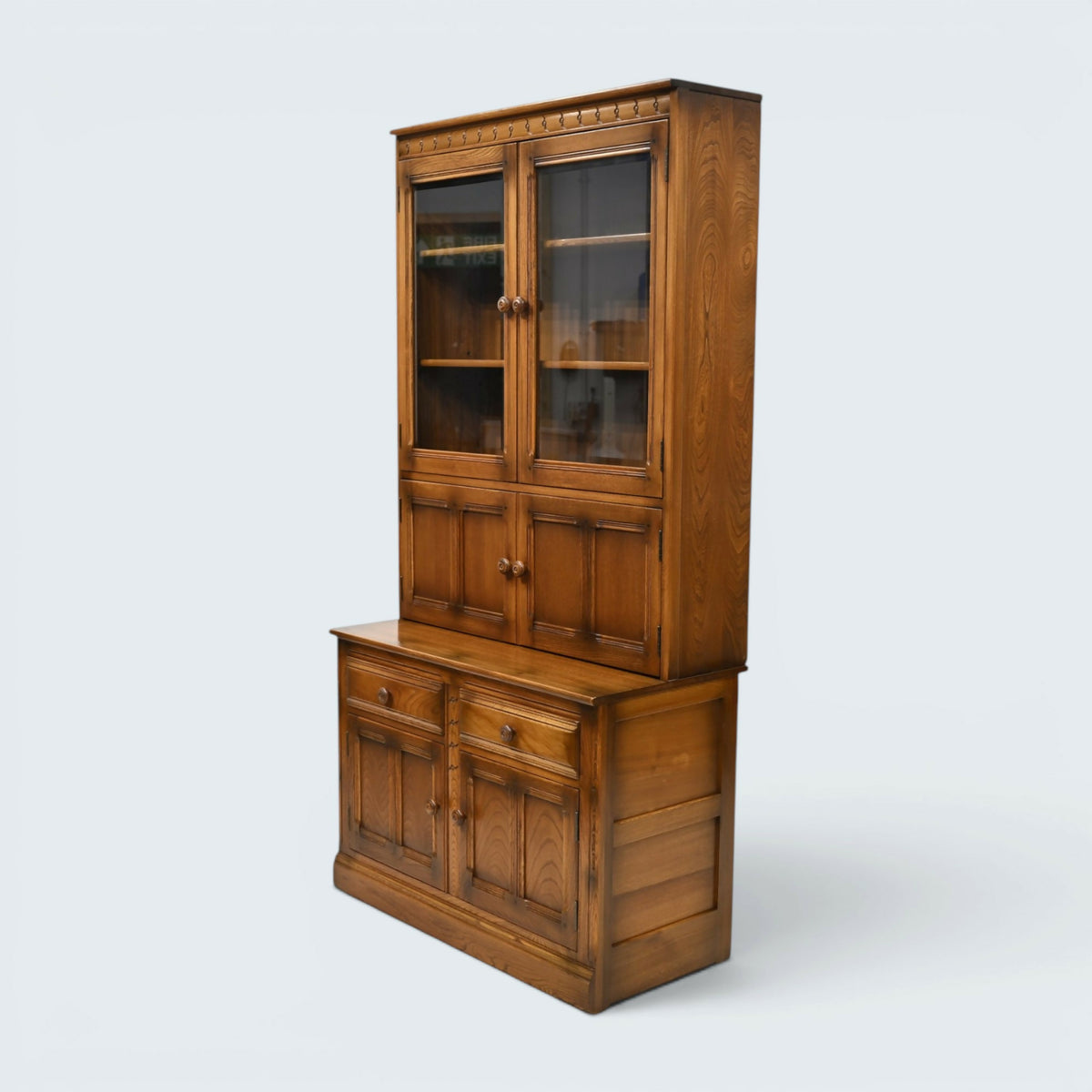 Ercol Mural Wall Unit Drinks Display Cabinets Golden Dawn FREE UK Delivery*