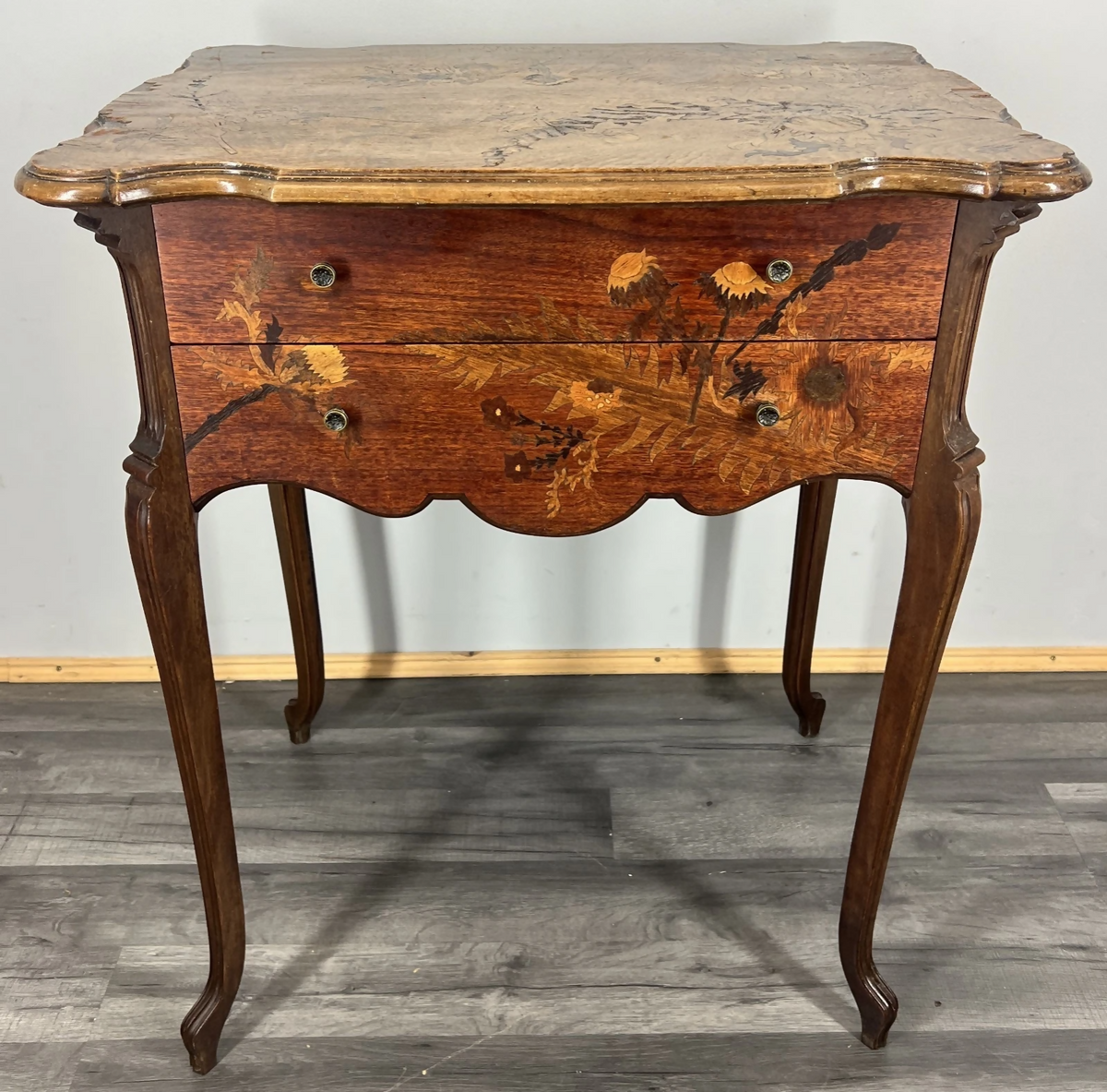 Cabinet Vintage French Louis XVI Style Cupboard Carved Oak Sideboard LOT 24290