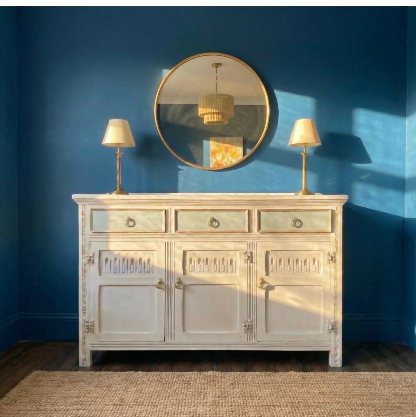 Vintage White Sideboard