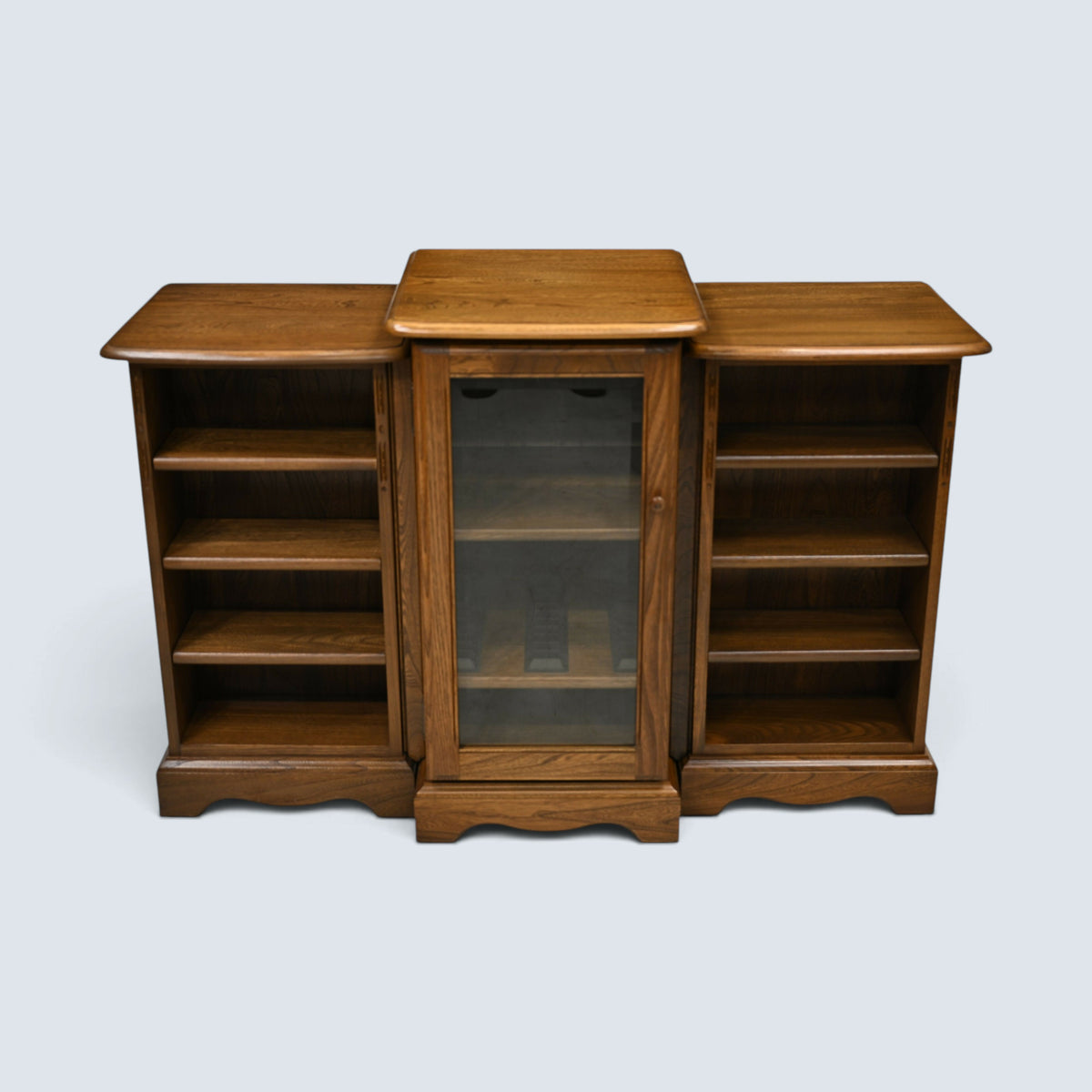 Ercol 3 Piece Midi Hi Fi Cabinet Golden Dawn Finish CD Storage FREE UK Delivery*