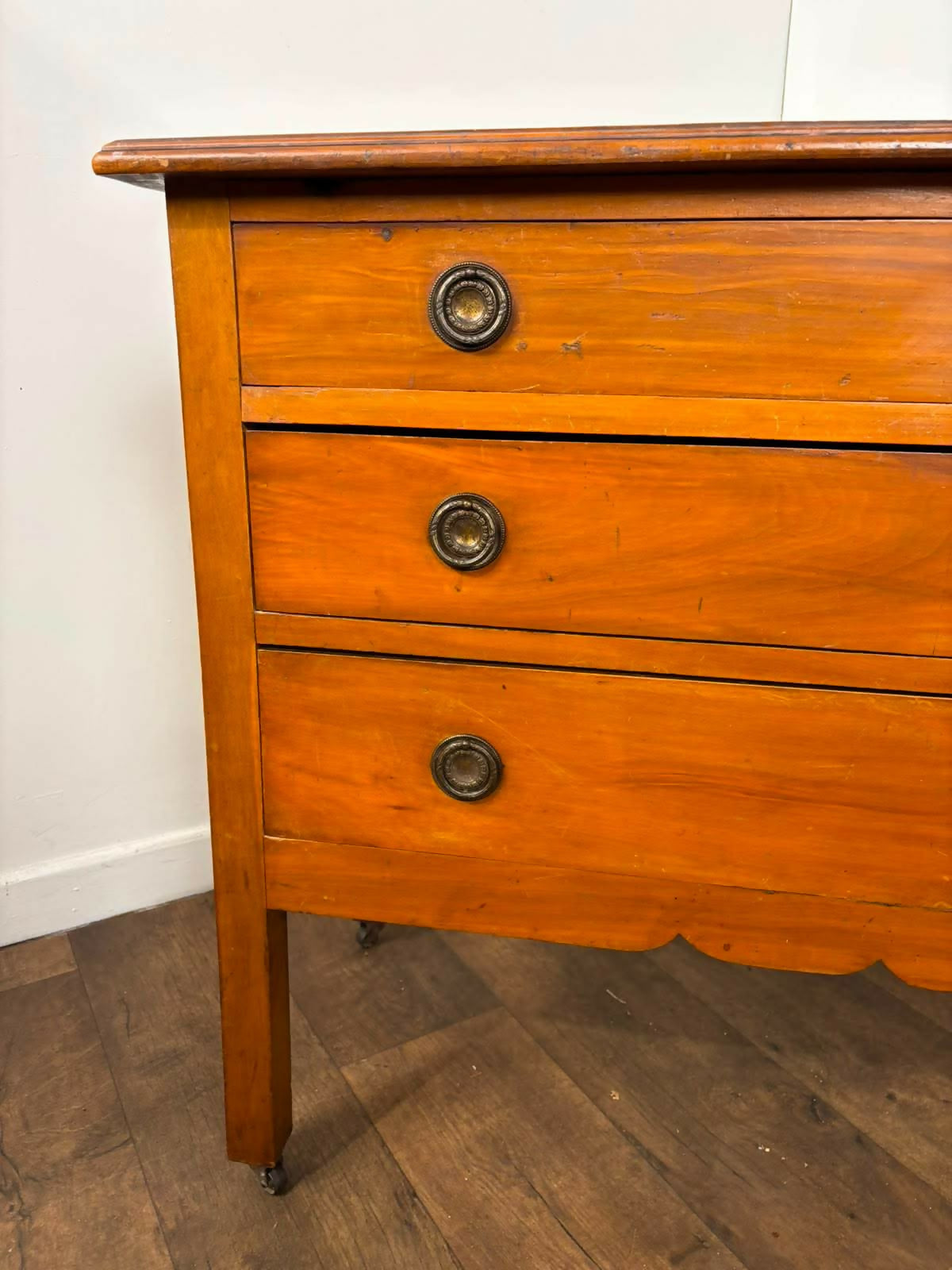 Edwardian Satinwood Three Drawer Chest
