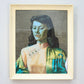 Miss Wong Picture in Original Cream Frame 1970s print by Vladimir Tretchikoff