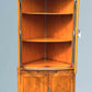 Yew Wood Corner Cabinet / Corner Cupboard Reprodux Bevan Funnel